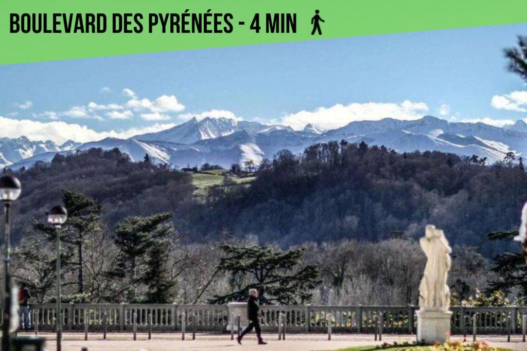 Ideal Pro - 10Min Gare - Hypercentre - Wifi - Longueduree Pau Exterior foto
